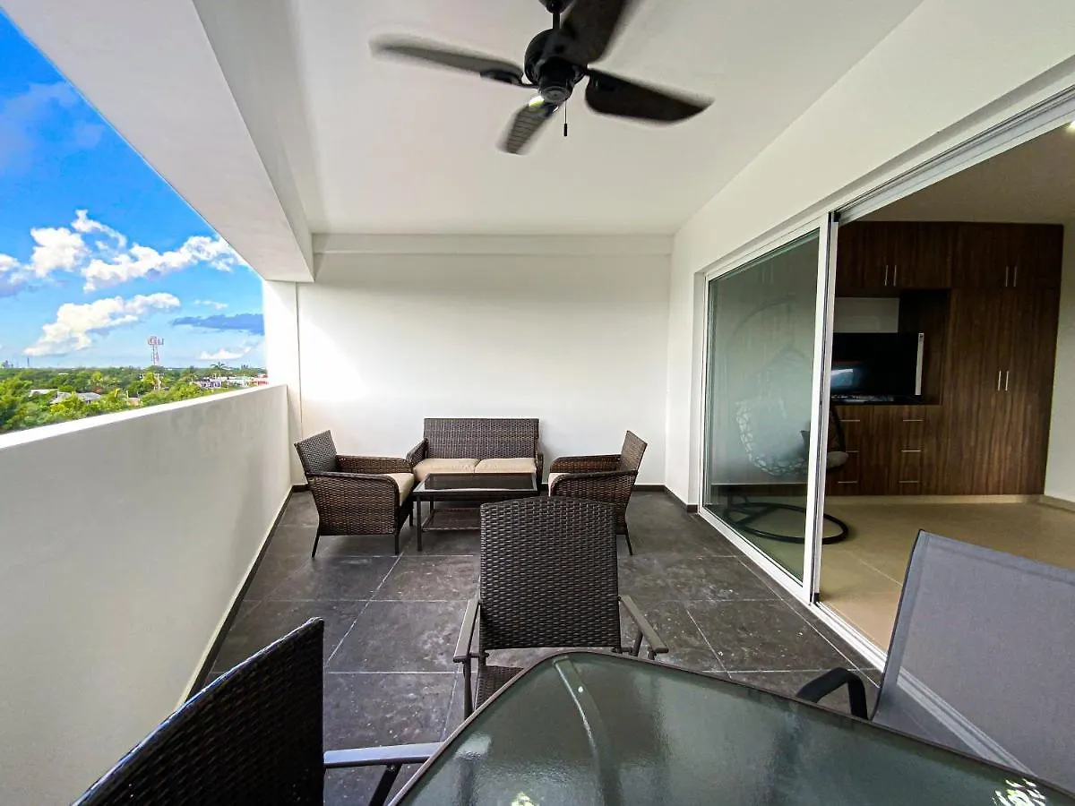 Apartamento Departamento De Lujo A 10 Minutos De La Playa Playa del Carmen